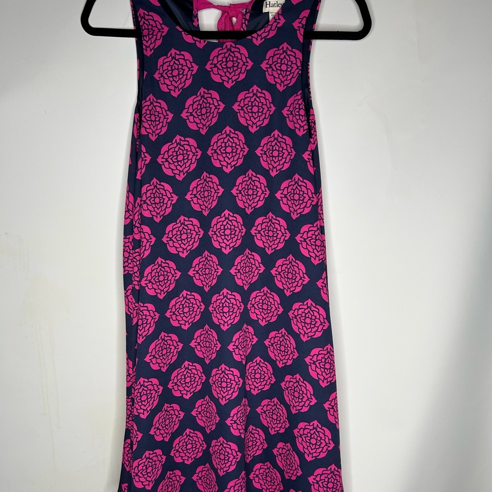 Hatley Pink Sheath Halter Midi Dress